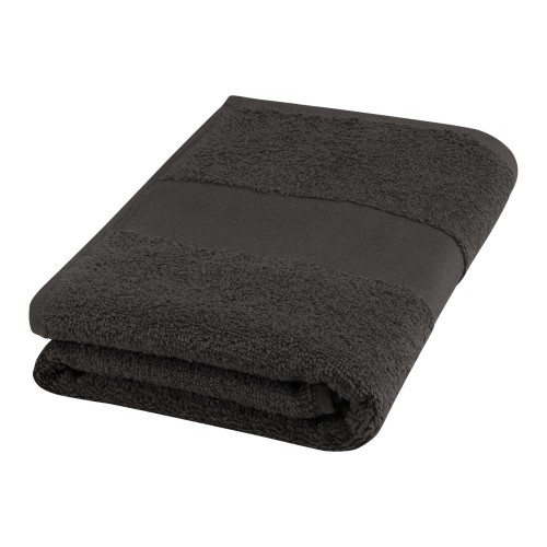 Charlotte 450 g/m² cotton towel 50x100 cm, Anthracite
