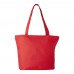 Panama polyester draagtas met rits 20L, Rood