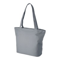 Panama polyester draagtas met rits 20L, Grijs