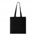Carolina 100 g/m² Baumwoll Tragetasche 7L, schwarz