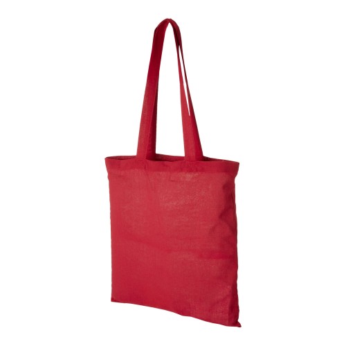 Carolina 100 g/m² Baumwoll Tragetasche 7L, rot