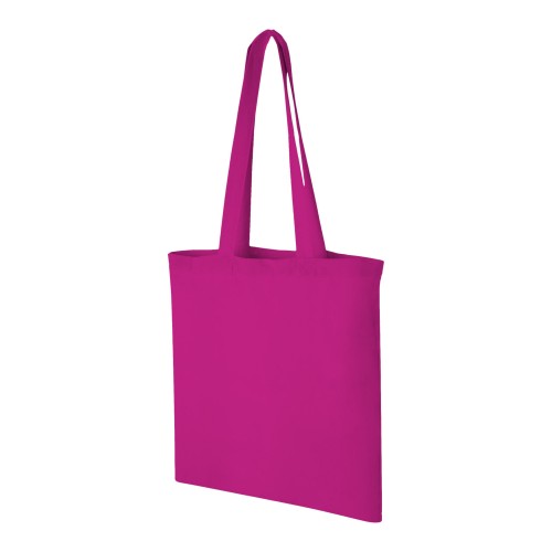 Carolina 100 g/m² katoenen draagtas 7L, Magenta