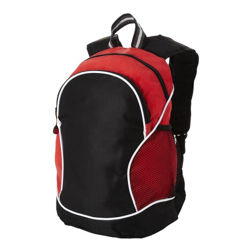 Boomerang rugzak 22L. Rood, Zwart