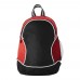 Boomerang rugzak 22L. Rood, Zwart