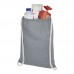 Oregon 100 g/m² cotton drawstring bag 5L, Grey