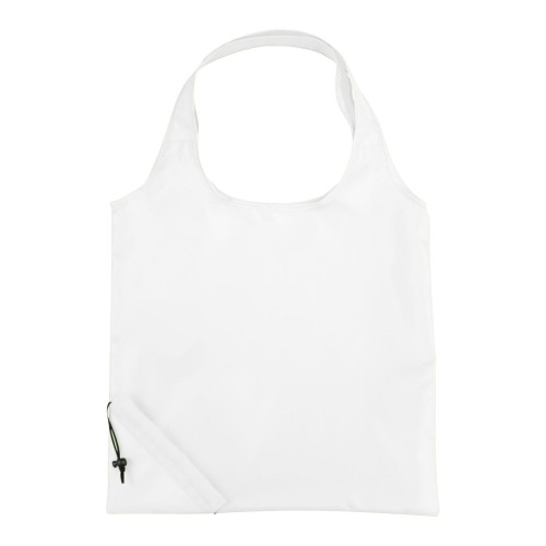 Bungalow faltbare Polyester Tragetasche 7L, weiss