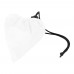 Bungalow faltbare Polyester Tragetasche 7L, weiss