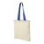 Nevada 100 g/m² Baumwoll Tragetasche 7L. natural, royalblau