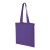 Madras 140 g/m² cotton tote bag 7L, Lavender