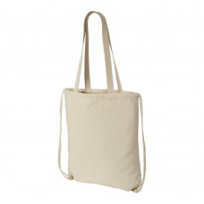 Eliza 240 g/m² katoenen rugzak met trekkoordsluiting 6L, Natuur