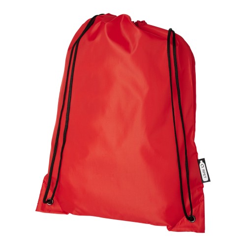 Oriole Turnbeutel aus RPET 5L, rot Oriole Turnbeutel aus RPET 5L, rot