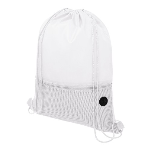Oriole mesh rugzak met trekkoordsluiting 5L, Wit