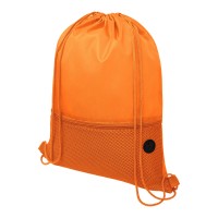 Oriole mesh rugzak met trekkoordsluiting 5L, Oranje