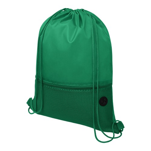 Oriole mesh rugzak met trekkoordsluiting 5L, Groen