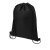 Oriole 12-can drawstring cooler bag 5L, Black