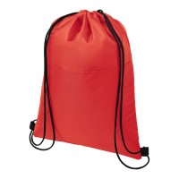 Oriole 12-can drawstring cooler bag 5L, Red