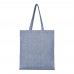 Pheebs 210 g/m² recycelte Tragetasche 7L, heather blau