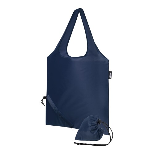 Sabia RPET opvouwbare draagtas 7L, Marineblauw