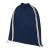 Oregon 140 g/m² cotton drawstring bag 5L, Navy