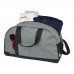 Reclaim GRS recycelte Sport-Reisetasche 21 L. schwarz, heather grau