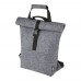 Felta GRS recycled felt roll-top bike bag 13L, Medium grey