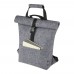 Felta GRS recycled felt roll-top bike bag 13L, Medium grey