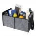 Felta faltbarer Auto-Organizer aus GRS-recyceltem Filz, mittelgrau