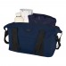Joey GRS gerecyclede canvas duffel bag. 25 l, Marineblauw