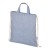 Pheebs 150 g/m² Aware™ gerecyclede rugzak met trekkoordsluiting, Gemêleerd blauw