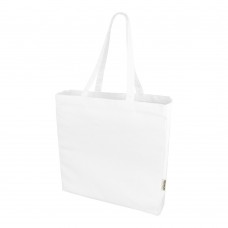Odessa 220 g/m² GRS gerecyclede totebag 13L, Wit