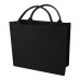 Page 500 g/m² Aware™ recycled book tote bag, Black