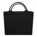 Page 500 g/m² Aware™ recycled book tote bag, Black