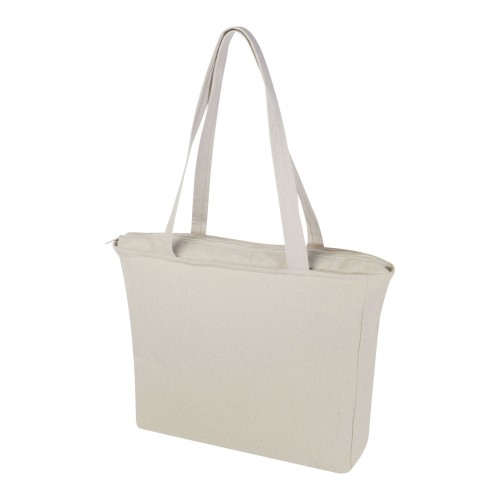 Weekender 500 g/m² Aware™ recycled tote bag, Oatmeal