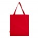 Madras 140 g/m² Baumwoll Tragetasche mit Seitenfalten aus GRS recycelter Baumwolle 12L, rot