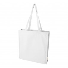 Florida 270 g/m² GRS recycled gusset tote bag 14L, White