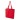 Florida 270 g/m² Tragetasche mit Seitenfalten 14L, rot