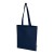 Madras Blend draagtas van 140 g/m² GRS gerecycled katoen 7 l, Marineblauw