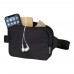 Trip Aware™ Recycelte Reisetasche mit Schultergurt 1 L, schwarz Trip Aware™ Recycelte Reisetasche mit Schultergurt 1 L, schwarz