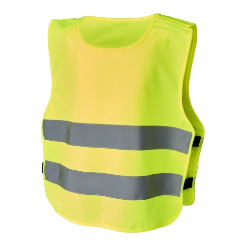 RFX™ Marie veiligheidsvest met klittenband voor kinderen van 7-12 jaar oud, Neon geel