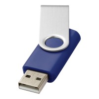 Rotate-basic USB 2GB. Blauw, Zilver
