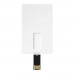 Slim card-shaped 2GB USB flash drive, White