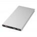 Plate 8000 mAh aluminium power bank, Silver