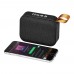 Fashion Bluetooth®-speaker van stof, Zwart