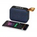 Fashion Bluetooth®-speaker van stof, Koningsblauw