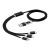 Versatile 5-in-1 charging cable, Black