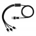 Versatile 5-in-1-Ladekabel, schwarz