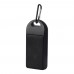 Omni 3 W IPX4 Bluetooth®-Lautsprecher aus recyceltem RCS Kunststoff, schwarz
