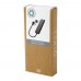 Rise USB 2.0 Hub aus recyceltem RCS Aluminium, schwarz