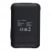 Savvy recycled plastic modular charging cable with phone holder, Black