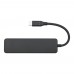 Loop Multimedia-Adapter aus recyceltem RCS Kunststoff USB 2.0-3.0 mit HDMI-Anschluss, schwarz